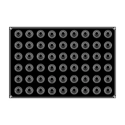 PAVOFLEX Moule Silicone|Moule Silicone Mini-Spirale Babel Ø 4 cm x H 3 cm (x54)