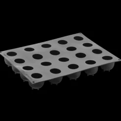 PAVOFLEX Moule Silicone|Moules À Gâteaux|Moule Silicone Orange Ø 5,7 cm x H 5 cm (x20)