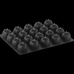 PAVOFLEX Moule Silicone|Moules À Gâteaux|Moule Silicone Orange Ø 5,7 cm x H 5 cm (x20)