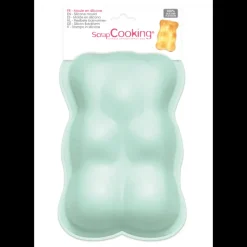 SCRAPCOOKING Moule Silicone|Moules À Gâteaux|Moule Silicone Ourson XXL 24 cm