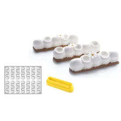 PAVOFLEX Moule Silicone|Moules À Gâteaux|Moule Silicone Pelota 13 x 3,2 cm x H 2,8 cm (x14)