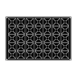 PAVOFLEX Moule Silicone|Moule Silicone Pyramide 7 cm x H 4,5 cm (x35)