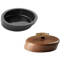 PAVONI Moule Silicone|Moules À Gâteaux|Moule Silicone Rond Windy 19,5 x 18 cm x H 4,5 cm