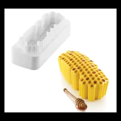 SILIKOMART Moules À Gâteaux|Moule Silicone|Moule Silicone Ruche 25 x 9 cm x H 7,3 cm Professional