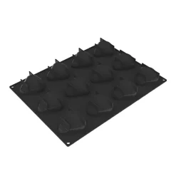 PAVOFLEX Moules À Gâteaux|Moule Silicone|Moule Silicone Sfogliatella 7,7 x 7,15 cm x H 3,5 cm (x12)