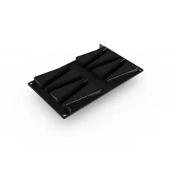 PAVOFLEX Moule Silicone|Moules À Gâteaux|Moule Silicone Slake 11,4 x 3,9 cm x H 2 cm (x8)