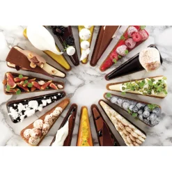 PAVOFLEX Moule Silicone|Moules À Gâteaux|Moule Silicone Slake 11,4 x 3,9 cm x H 2 cm (x8)