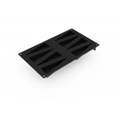 PAVOFLEX Moule Silicone|Moules À Gâteaux|Moule Silicone Slake 11,4 x 3,9 cm x H 2 cm (x8)