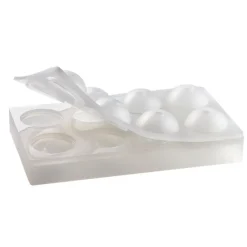 PAVONI Moule Silicone|Moule Silicone Sphère 30 x 17,5 cm Ø 5.5 cm (x8)