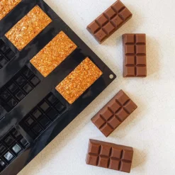 PAVOFLEX Moule Silicone|Moule Silicone Tablette 8,5 x 4,5 cm × H 3 cm (x16) Cédric Grolet Pavoni