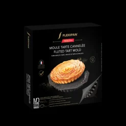 FLEXIPAN DEMARLE Moule Anti-adhésif|Moule Silicone|Moule Silicone Tarte Cannelée Ø 28,5 cm