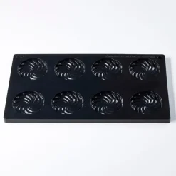 PAVONI Moule Silicone|Moules À Gâteaux|Moule Silicone Tourbillon Ø 6 x H 0,8 cm (x8)