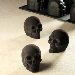 PAVOFLEX Moule Silicone|Moule Silicone Tête de Mort 5 x 7 cm x H 6 cm (x16)