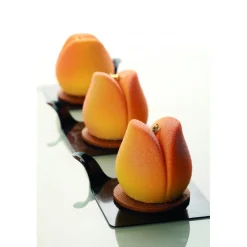 PAVOFLEX Moule Silicone|Moules À Gâteaux|Moule Silicone Tulipe Ø 5,5 cm x H 5,6 cm (x20)