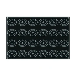 PAVOFLEX Moule Silicone|Moule Silicone Vague 8,3 x 6,2 cm x H 3,5 cm (x24)