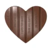 CHOCOLATE WORLD Moules À Chocolat|Moule Tablette Chocolat Cœur 12,5 x 11 cm (x2)