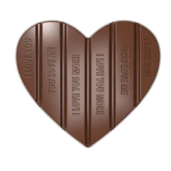 CHOCOLATE WORLD Moules À Chocolat|Moule Tablette Chocolat Cœur 12,5 x 11 cm (x2)