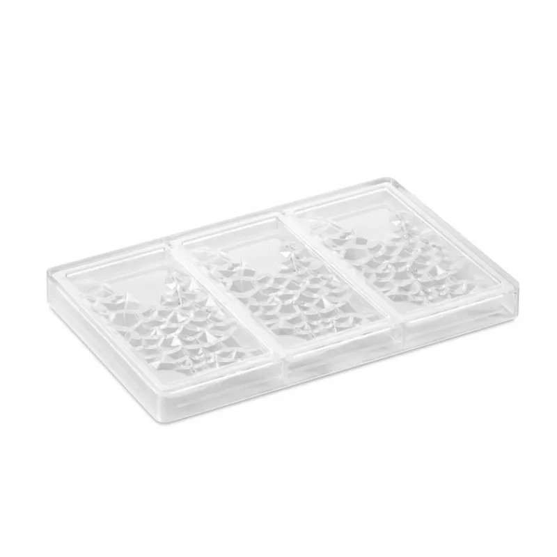 PAVONI Moules À Chocolat|Moule Tablette Chocolat Fragment 15,5 x 7,7 cm x H 1 cm (x3)