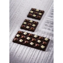 PAVONI Moules À Chocolat|Moule Tablette Chocolat Mini Moulin 7 x 7 cm x H 1,4 cm (x6)