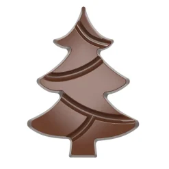 CHOCOLATE WORLD Moules À Chocolat|Moule Tablette Chocolat Sapin 9,7 cm (x4)