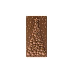 PAVONI Moules À Chocolat|Moule Tablette Chocolat Sapin Bubble 15,4 x 7,7 cm