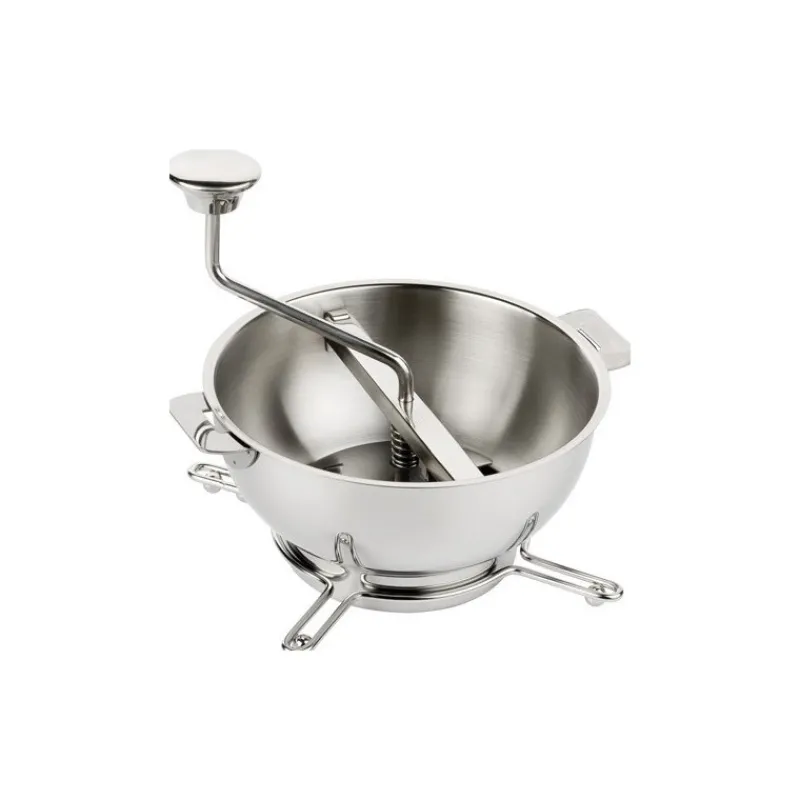 CRISTEL Presse Purée Et Moulin Légumes|Moulin à Légumes Mutine Ø 20 cm Manche Amovible Inox