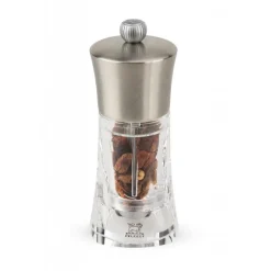 PEUGEOT Moulin|Moulin à Piment Ouessant 14 cm Transparent-Inox