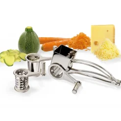 La Bonne Graine Râpes À Fromage|Moulin Râpe à fromage inox 3 tambours
