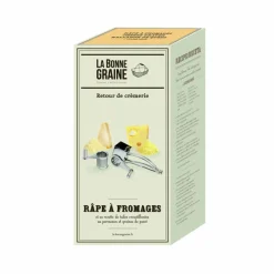 La Bonne Graine Râpes À Fromage|Moulin Râpe à Fromage inox 2 tambours