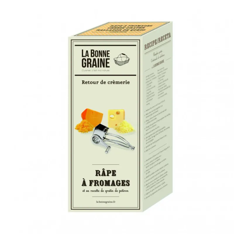 La Bonne Graine Râpes À Fromage|Moulin Râpe à Fromage inox 1 tambour