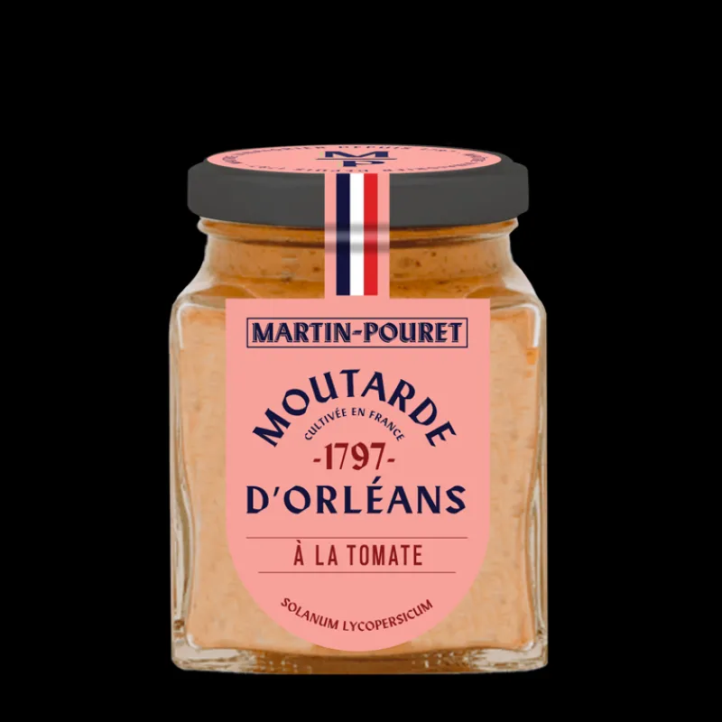 MARTIN POURET Moutarde|Moutarde d'Orléans à la Tomate 95g