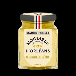 MARTIN POURET Moutarde|Moutarde d'Orléans aux Graines de Sésame 95g