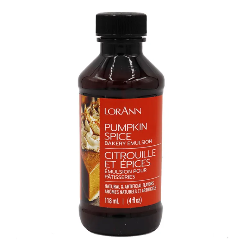 CUISINEADDICT Arômes Alimentaires|Émulsion de Boulangerie Epice Citrouille 118 ml LorAnn