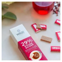 WEISS Chocolats À Offrir|Napolitain Chocolat Blanc Rouge Baiser 29% 180 g