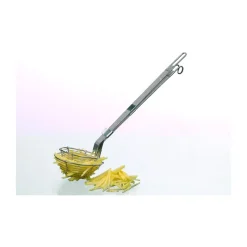 MATFER Ecumoire, Araignée De Cuisine|Nid à Friture en Inox L.41.5 cm Ø10 cm