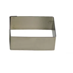 GOBEL Cercle À Patisserie|Nonnette Rectangle Inox 6 x 3 cm x H 3 cm