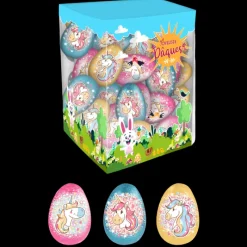 ABTEY Confiserie|Oeufs Licorne Chocolat Lait 12,5g x50