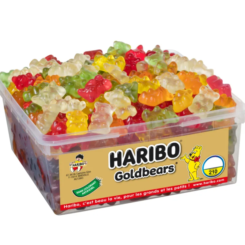 HARIBO Confiserie|Oursons x 210 - Boîte Bonbon