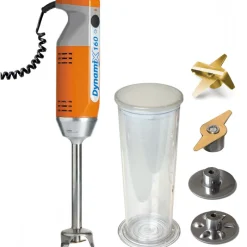 DYNAMIC Préparation|Mixeur Plongeant|Pack Dynamix : Mixeur + Bol gradué + 4 lames