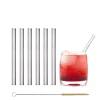 CUISINEADDICT Accessoires Bar|Paille Réutilisable en Verre 15cm droite x6 HALM