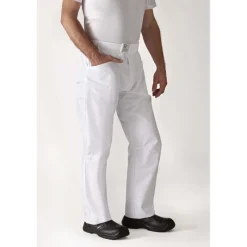 ROBUR Pantalon De Cuisine|Pantalon de Cuisine Mixte Blanc ARENAL T.1