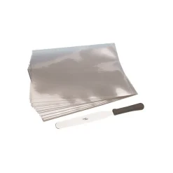 MATFER Ustensiles Chocolat|Paquet de 100 Feuilles Guitare 150 microns 40 x 30 cm