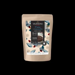 VALRHONA Décoration Comestible|Perles Craquantes aux Chocolats Noir Lait et Blond Dulcey 250g