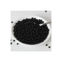 FUNCAKES Décoration Comestible|Perles de sucre Noir Brillant 80g