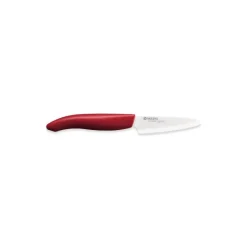 KYOCERA Couteau Céramique|Couteau D'office|Petit Couteau d'Office Céramique 7,5 cm Rouge