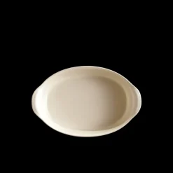 EMILE HENRY Plat De Cuisson|Petit Plat à Four Ovale en Céramique 27,5 x 17,5 cm Argile