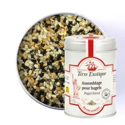 TERRE EXOTIQUE Marinade, Mélange Epices|Epices|Épices pour Bagels 80 g