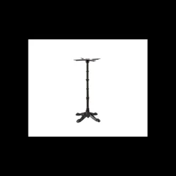 LYROSE Mobilier Terrasse Restaurant|Mobilier Restaurant|Pied de Mange-Debout en Fonte Epoxy Noire Retro