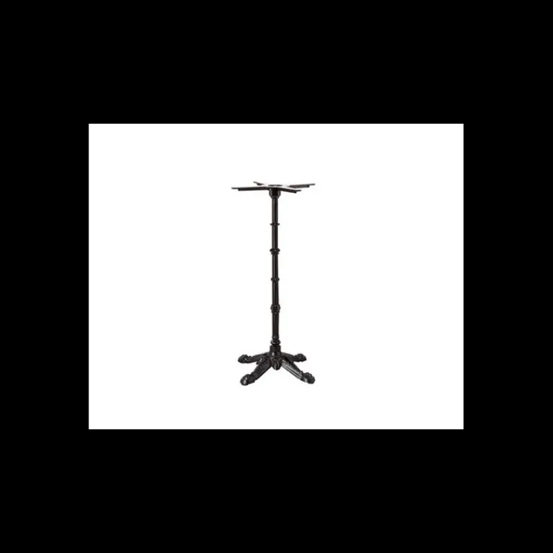 LYROSE Mobilier Terrasse Restaurant|Mobilier Restaurant|Pied de Mange-Debout en Fonte Epoxy Noire Retro
