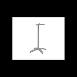 LYROSE Mobilier Terrasse Restaurant|Mobilier Restaurant|Pied de Mange-Debout en Métal Gris Aluminium Athena